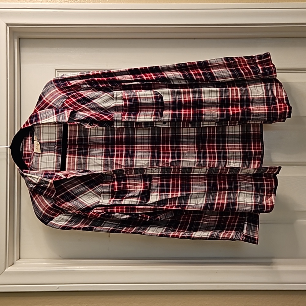 Ace Delivery Plaid Shirt Women's Size Medium